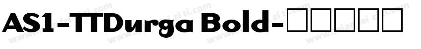 AS1-TTDurga Bold字体转换